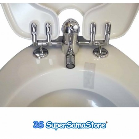 COPRIWATER con BIDET - particolare del miscelatore art.520T OT